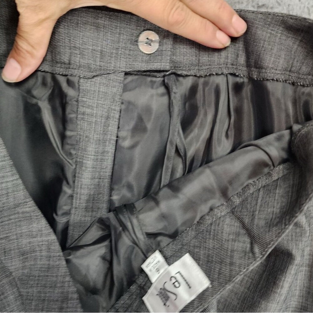 Le Suit 2 Piece Suit Womens 6 Gray Long Sleeve High Rise Pants *NWT* - Picture 8 of 9